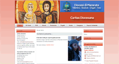 Desktop Screenshot of caritas.diocesimacerata.it